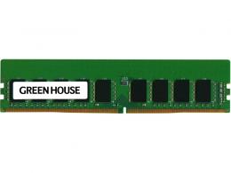 グリーンハウス GH-DS2400ECA8-16G サーバ用メモリー PC4-19200（DDR4-2400MHz）対応 16GB（1Gx8チップ搭載） ECC Unbuffered DIMM 1.2V