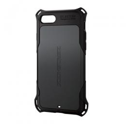 ELECOM PM-A22SZEROBK iPhone SE 第3世代/SE 第2世代/8/7用ハイブリッドケース/ZEROSHOCK/ブラック