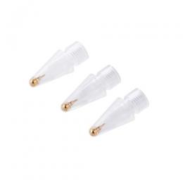 ELECOM P-TIPAPY01CR Apple Pencil専用交換ペン先/第1・第2世代両対応/透明タイプ/3個入り