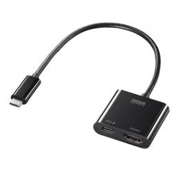 サンワサプライ AD-ALCPHDPD USB Type C-HDMI変換アダプタ（4K/60Hz/PD対応）