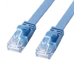 サンワサプライ KB-FL6AL-30BL カテゴリ6AフラットLANケーブル（ブルー・30m）