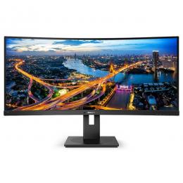 PHILIPS 346B1C/11 液晶ディスプレイ 34型/3440×1440/USB-C、DisplayPort、HDMI/ブラック/スピーカー：あり/5年間フル保証/省資源化パッケージ/昇降スタンド/給電(PD)90W