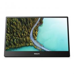 PHILIPS 16B1P3300/11 モバイルディスプレイ 15.6型/1920×1080/USB-C、Micro-HDMI/ブラック/スピーカー：なし/5年間フル保証/省資源化パッケージ/給電(PD)15W