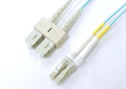 エイム電子 AFP2-DLC/DSC-OM4-08 OM4 光ファイバーケーブル DLC/DSC マルチモード 50/125μm 8m