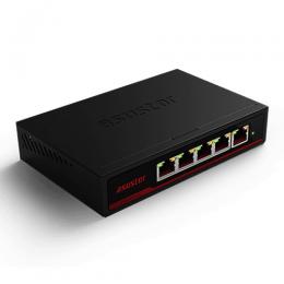ASUSTOR ASW205T 2.5-Gigabit Ethernet Unmanaged-hub Realtek 2.5GbE NASおよびUSBアダプターの組み合わせによって、2倍の性能を実現 メタルハウジング製 2年保証