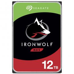 Seagate ST12000VN0008 IronWolf 3.5【データ復旧3年付】 12TB HDD（CMR）メーカー3年保証 256MB 7200rpm 24時間稼働 PC、NAS用 RVセンサー付