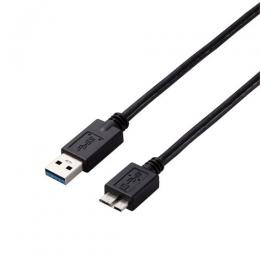 ELECOM USB3-AMB10BK/ID USB3.0ケーブル/A-microBタイプ/仕様固定/1m/ブラック