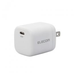 ELECOM ACDC-PD2245WH ノートPC向けACアダプター/USB充電器/USB Power Delivery/45W/Type-C1ポート/スイングプラグ/ホワイト