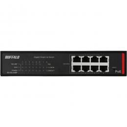 BUFFALO BS-GSL2008P 法人向け Giga対応 PoE Layer2 スマートLiteスイッチ 8ポート