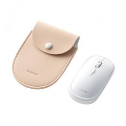 ELECOM M-TM15BBWH マウス/Bluetooth/4ボタン/薄型/充電式/3台接続可能/ホワイト