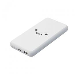 ELECOM DE-C38-10000WF モバイルバッテリー/リチウムイオン電池/薄型/15W/10000mAh/Type-C1ポート/USB-A1ポート/ホワイトフェイス