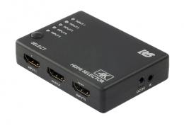 ラトックシステム RS-HDSW51-4KZ 4K60Hz対応 5入力1出力 HDMI切替器