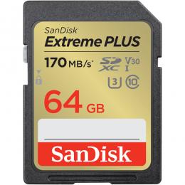 SanDisk SDSDXWH-064G-JNJIP SanDisk Extreme PLUS SDXC UHS-Iカード 64GB
