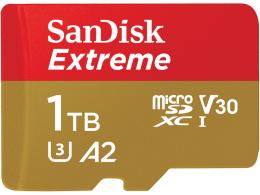 SanDisk SDSQXAV-1T00-JN3MD エクストリーム microSDXC UHS-I カード 1TB
