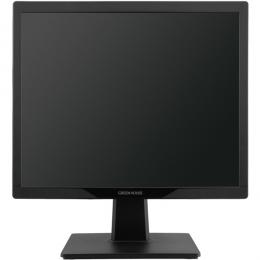 グリーンハウス GH-LCS17D-BK 17型スクエア液晶ディスプレイ/1280×1024/HDMI、mini D-Sub15/ブラック/スピーカー/5年保証フル保証/TNパネル採用