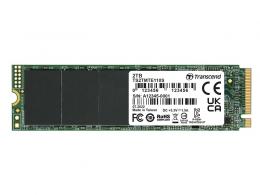 Transcend TS2TMTE110S 2TB M.2 2280 PCIe Gen3x4 SSD 110S M-Key 3D TLC DRAM-less