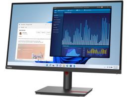 レノボ 63A9GAR1JP ThinkVision T27p-30 （27型/3840×2160/DisplayPort x1、HDMI x1、USB Type-C x1/黒/スピーカーなし）