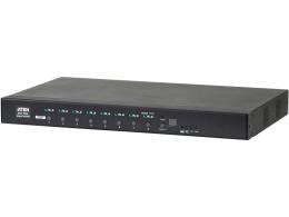 ATEN PE6108AVA 計測機能・リモート電源制御機能搭載 1U筐体分離タイプ 8ポートeco PDU