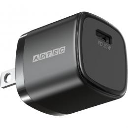 ADTEC APD-V020C-BK Power Delivery対応 AC充電器/20W/USB Type-C 1ポート/ブラック