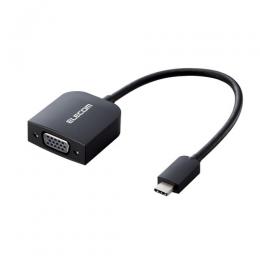 ELECOM AD-CVGABK3 USB Type-C映像変換アダプタ/Type-C - VGA/ブラック