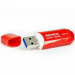 ADATA AUV150-32G-RRD USBメモリ UV150 32GB USB3.2 Gen1対応 キャップ式 レッド /5年保証