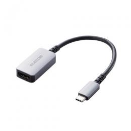 ELECOM AD-CHDMIQSSV USB Type-C映像変換アダプタ/Type-C - HDMI/60Hz/高耐久/シルバー