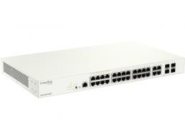 D-Link(ディーリンク) DBS-2000-28MP/A2-D8 DBS-2000-28MP/A2 8年間ライセンスパック(無償ライセンス1年含)、PoE+対応(最大370W給電)、10/100/1000BASE-Tポート(PoE+)×24、10/100/1000BASE-Tポート×4(SFPコンボ×4)