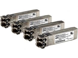 HPE S0K91A MSA 25Gb Short Range iSCSI SFP28 トランシーバー (4個パック)
