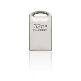 ELECOM MF-SU3A032GSV USBメモリ/USB3.2(Gen1)対応/超小型/32GB/シルバー