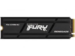 Kingston SFYRDK/2000G FURY Renegade PCIe 4.0 NVMe M.2 SSD 2TB 3D TLC NAND W/ HEATSINK 最大読取7300MB/秒、最大書込7000MB/秒