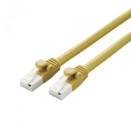 ELECOM LD-GPAT/YL3/RS LANケーブル/CAT6A対応/EU RoHS指令準拠/爪折れ防止/簡易パッケージ仕様/3.0m/イエロー