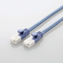 ELECOM LD-CTT/BU1/RS2 LANケーブル/CAT5e対応/EU RoHS指令準拠/爪折れ防止/簡易パッケージ仕様/1m/ブルー/20個セット