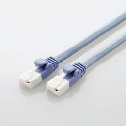 ELECOM LD-GPT/BU3/RS1 LANケーブル/CAT6準拠/EU RoHS指令準拠/爪折れ防止/簡易パッケージ仕様/3m/ブルー/10個セット