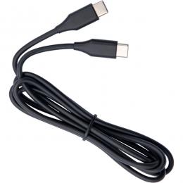 Jabra 14208-32 Evolve2無線ヘッドセット用USB充電ケーブル「Jabra Evolve2 USB Cable USB-C to USB-C 1.2m Black」