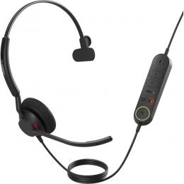 Jabra 4093-419-279 Jabra コンタクトセンター用ヘッドセット USB-A 片耳 UC認定 コントロールユニット付「Jabra Engage 40 - (Inline Link) USB-A UC Mono」