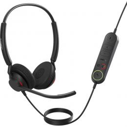 Jabra 4099-419-279 Jabra コンタクトセンター用ヘッドセット USB-A 両耳 UC認定 コントロールユニット付「Jabra Engage 40 - (Inline Link) USB-A UC Stereo」