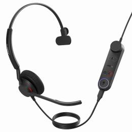 Jabra 5093-299-2119 Jabra コンタクトセンター用ヘッドセット USB-A 片耳 MS認定 コントロールユニット付「Jabra Engage 50 II - (Engage 50 II Link) USB-A MS Mono」