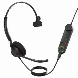 Jabra 5093-299-2219 Jabra コンタクトセンター用ヘッドセット USB-A 片耳 UC認定 コントロールユニット付「Jabra Engage 50 II - (Engage 50 II Link) USB-A UC Mono」