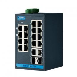 アドバンテック EKI-5626CI-EI-AE 産業用コミュニケーションEKI 16 + 2G Combo Port Entry Level Managed Switch Supporting EtherNet/IP Extreme Temp