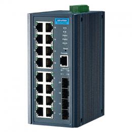 アドバンテック EKI-7720G-4FI-AE 産業用コミュニケーションEKI 16G + 4SFP Port Managed Ethernet Switch Wide Temperature