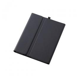 ELECOM TB-MSP9PLF2BK Surface Pro 9用ソフトレザーケース/フリーアングル/タッチペン収納/キーボード対応/ブラック