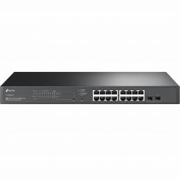 TP-LINK TL-SG2218P(UN) JetStream 18ポートギガビット デスクトップ スイッチングハブ（16 PoE+ポート搭載）