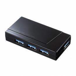 サンワサプライ USB-3H418BKN USB3.2 Gen1 4ポートハブ（4ポート・セルフ/バスパワー両用）