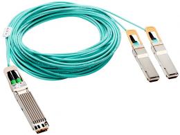 HPE P45733-B21 InfiniBand HDR OSFP to 2xQSFP56 スプリッター AOCケーブル (10m)