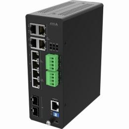 アクシス 02621-001 AXIS D8208-R INDUSTRIAL PoE++ SWITCH