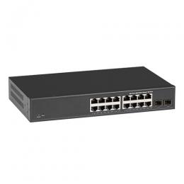 ブラックボックス LGB2118A-R2 ギガビットスイッチ 16ポート 10/100/1000B-T(16) + SFP(2) ファンレス仕様