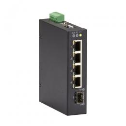 ブラックボックス LIG401A INDRy 産業用スイッチ 4ポート 管理機能なし DC電源 10/100/1000BaseTx4 SFPx1
