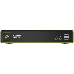 ブラックボックス EMD4000R KVMエクステンダー Emerald4K IP-KVMレシーバ (DPx1 USBx4 1000BASE-Tx1 SFP+x2)