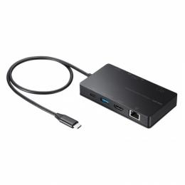 サンワサプライ USB-DKM3BK USB Type-C ドッキングステーション