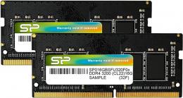 Silicon Power(シリコンパワー) SP032GBSFU320F22 メモリモジュール 260pin DDR4-3200 PC4-25600 CL22 1.2V Non-ECC SODIMM 16GB×2枚組